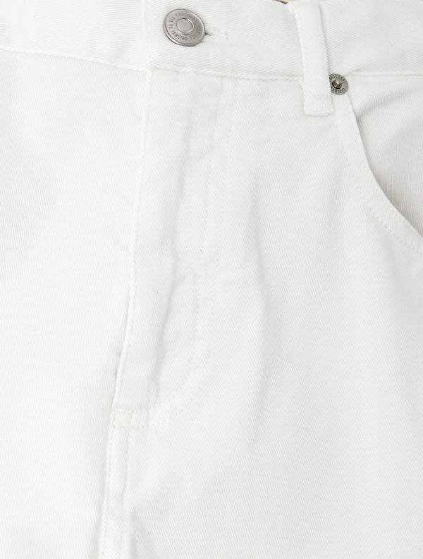 frescobol carioca COLUMBO COTTON TWILL TROUSERS Ivory