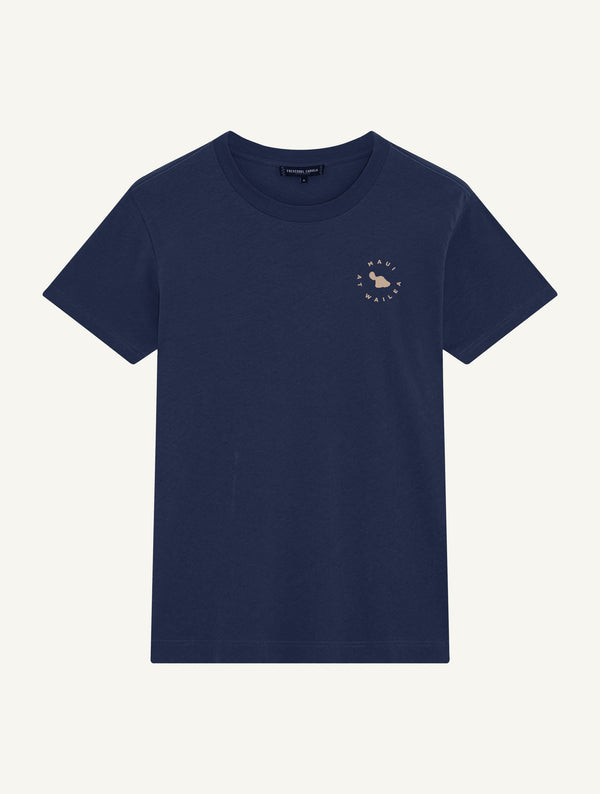 frescobol carioca DINIS PRINTED T-SHIRT Midnight Blue FS