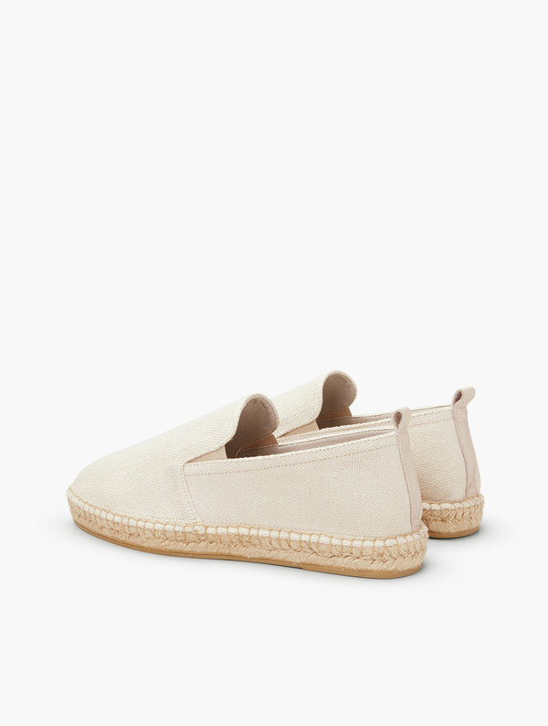 frescobol carioca EMMANUEL LINEN ESPADRILLES White Sand
