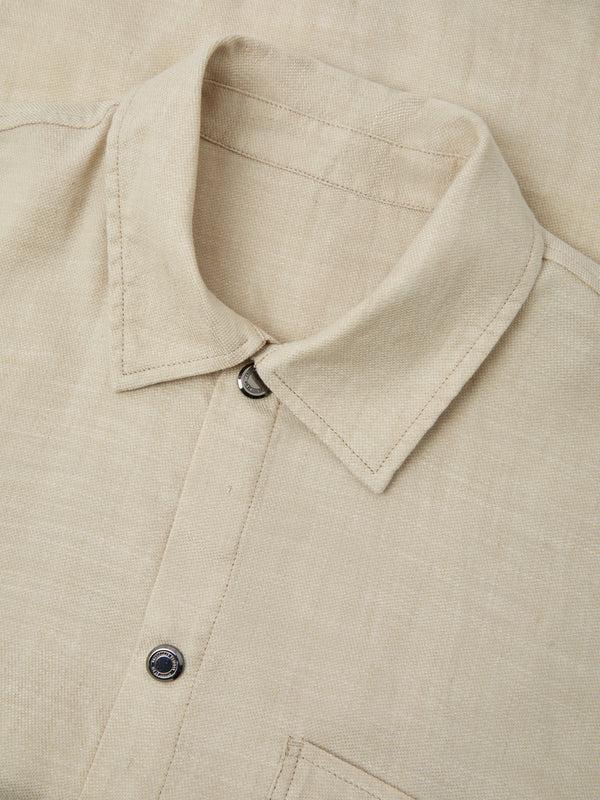 frescobol carioca DIEGO LINEN COACH JACKET Sand