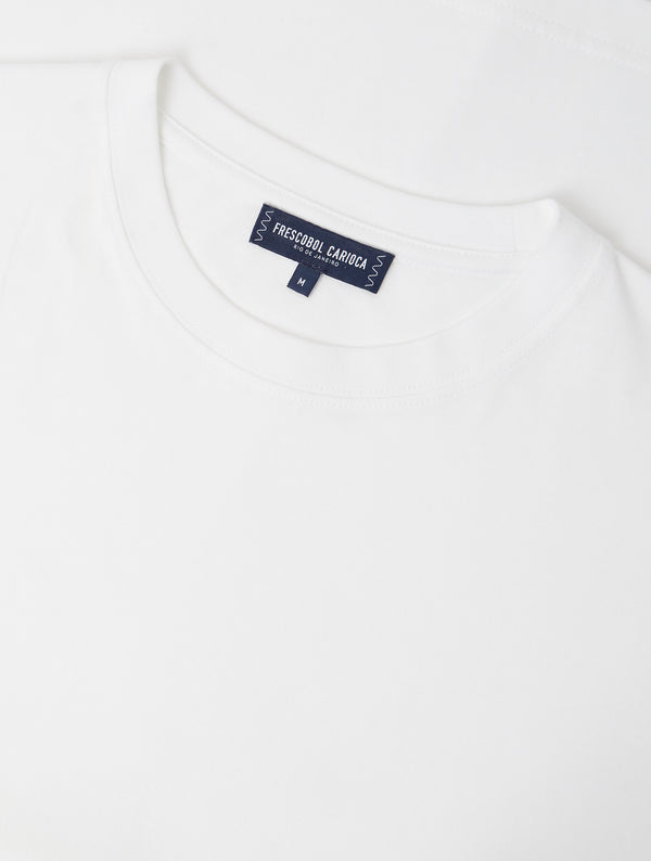 frescobol carioca DINIS COTTON T-SHIRT White