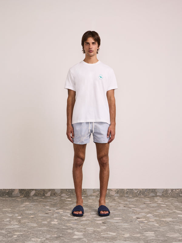 Frescobol Carioca DINIS PRINTED T-SHIRT White FS