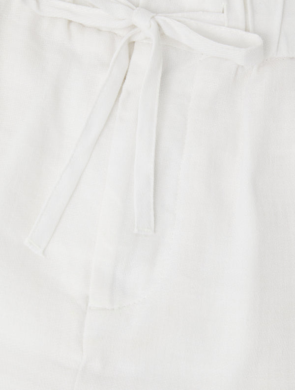 frescobol carioca FELIPE LINEN SHORTS White