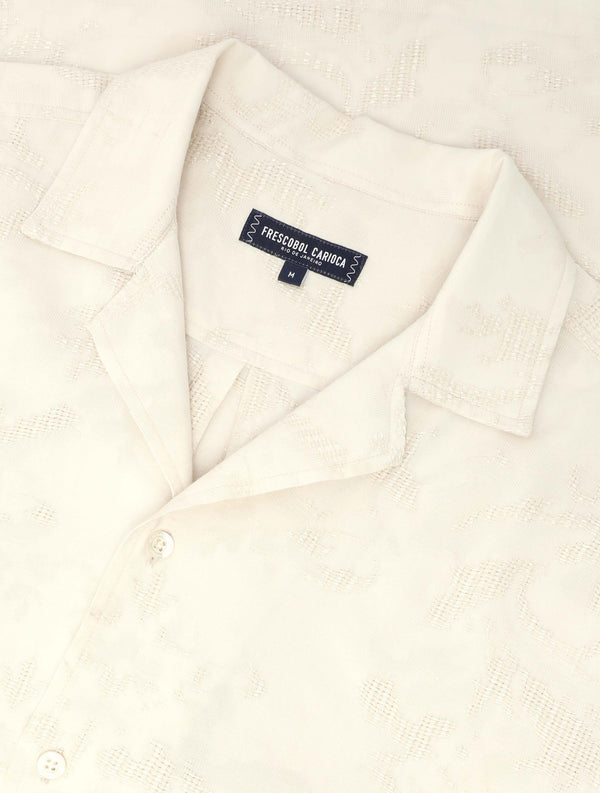 frescobol carioca FRANCA COTTON SHIRT Ivory