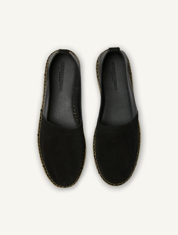 Frescobol Carioca HELIO SUEDE ESPADRILLES Black