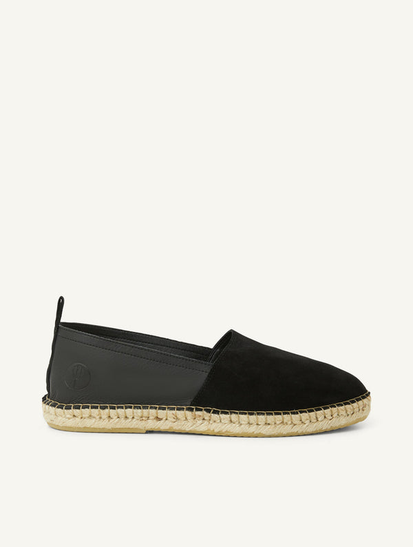 Frescobol Carioca HELIO SUEDE ESPADRILLES Black