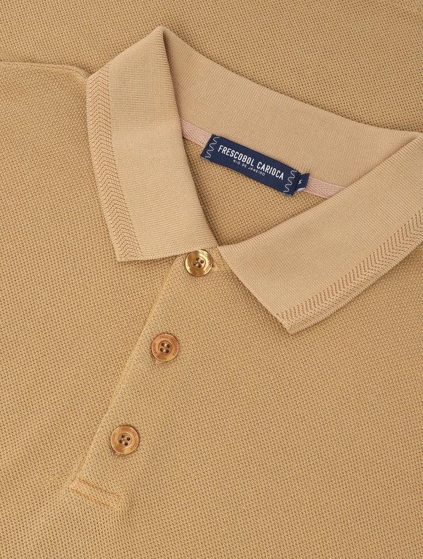 frescobol carioca HORACIO COTTON PIQUET POLO Beige
