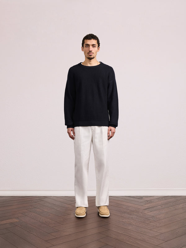 Frescobol Carioca JARDIM MERINO SWEATER Navy