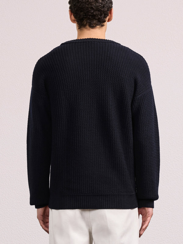 Frescobol Carioca JARDIM MERINO SWEATER Navy