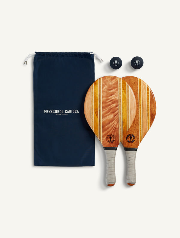 Frescobol Carioca LEBLON BEACH BAT SET Grey