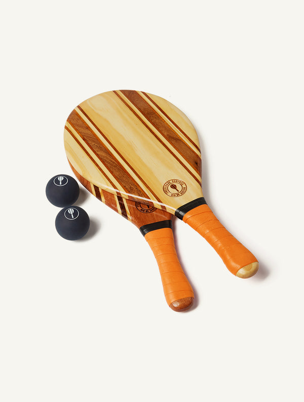 frescobol carioca LEBLON BEACH BAT SET Orange