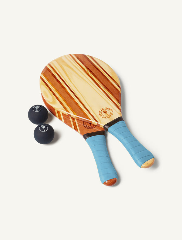 frescobol carioca LEBLON BEACH BAT SET Pastel Blue