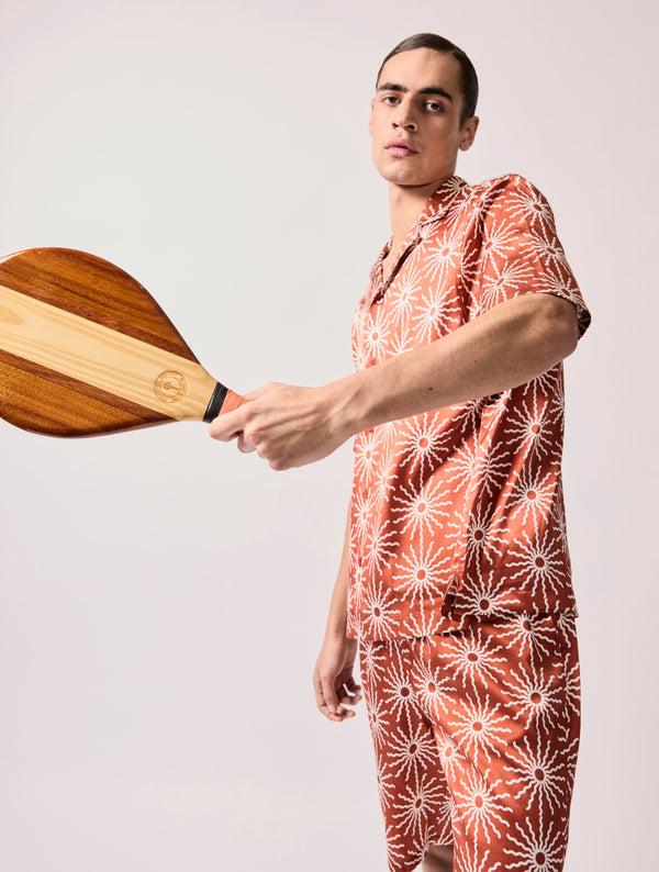 Frescobol Carioca LEBLON BEACH BAT SET Red