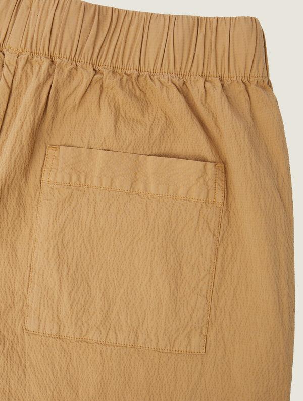 Frescobol Carioca LUAN SEERSUCKER TROUSER Beige