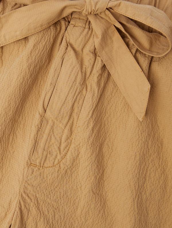 frescobol carioca LUAN SEERSUCKER TROUSER Beige