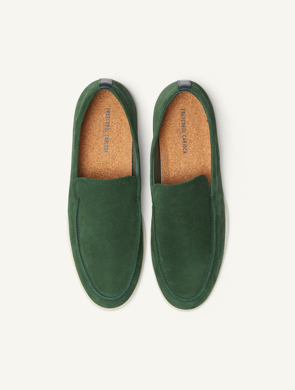 Frescobol Carioca MIGUEL SUEDE LOAFERS Evergreen