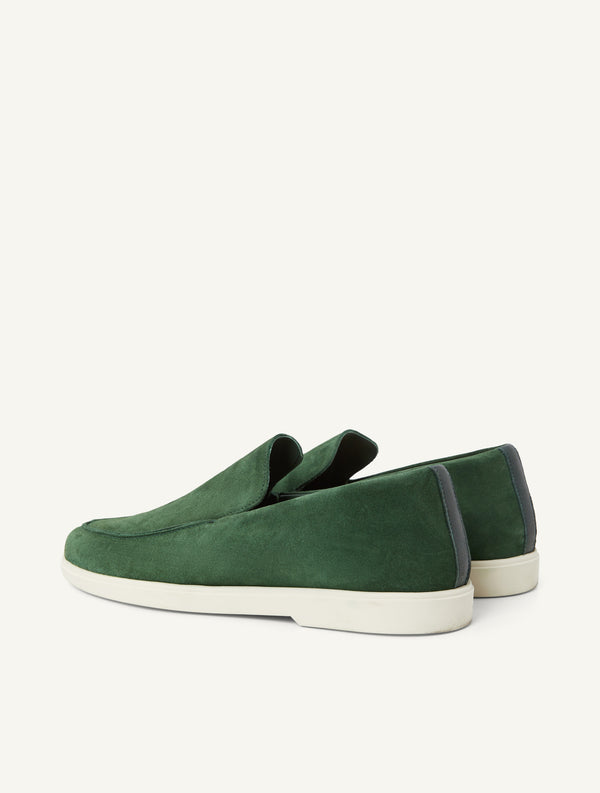Frescobol Carioca MIGUEL SUEDE LOAFERS Evergreen