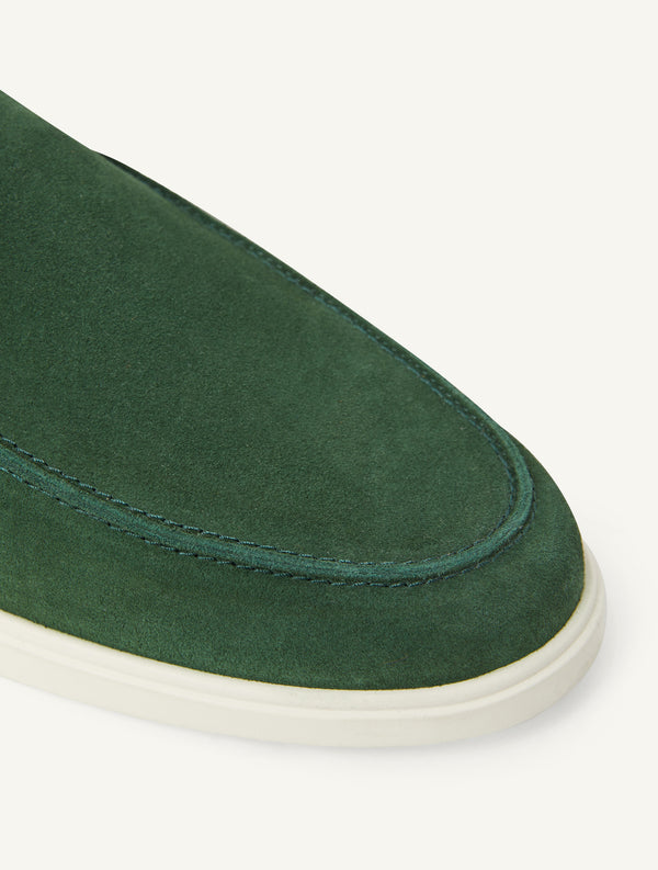 frescobol carioca MIGUEL SUEDE LOAFERS Evergreen