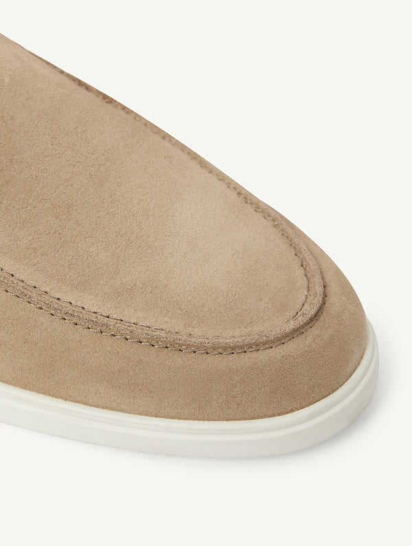 frescobol carioca MIGUEL SUEDE LOAFERS Sand