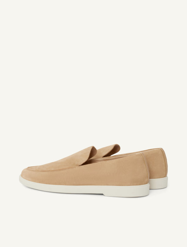 Frescobol Carioca MIGUEL SUEDE LOAFERS Stone Beige