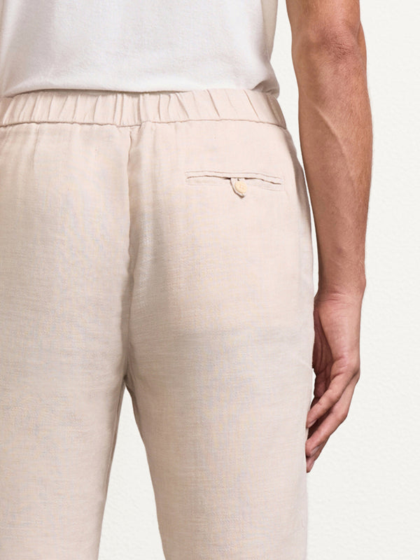 Frescobol Carioca OSCAR LINEN TROUSERS Sand