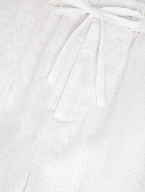 frescobol carioca OSCAR LINEN TROUSERS White