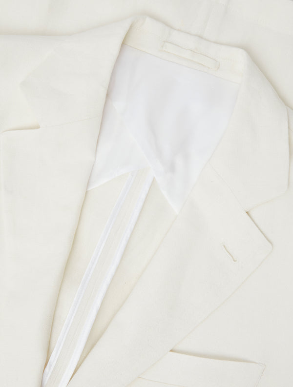 frescobol carioca PAULO LINEN BLAZER Ivory