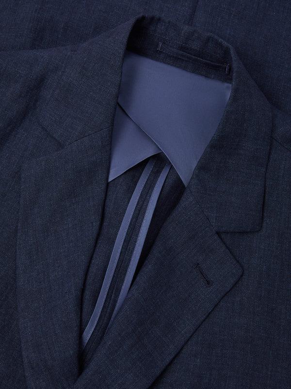 frescobol carioca PAULO LINEN BLAZER Navy-Blue