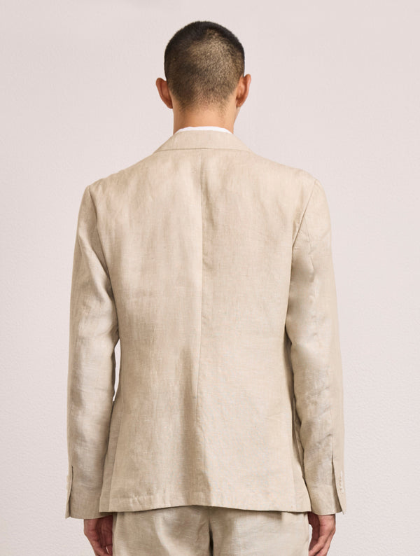 Frescobol Carioca PAULO LINEN BLAZER Sand