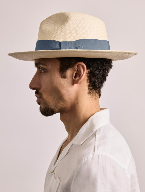 Frescobol Carioca RAFAEL PANAMA HAT Dusty Sky