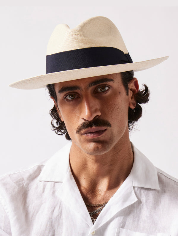 frescobol carioca RAFAEL PANAMA HAT Navy-Blue