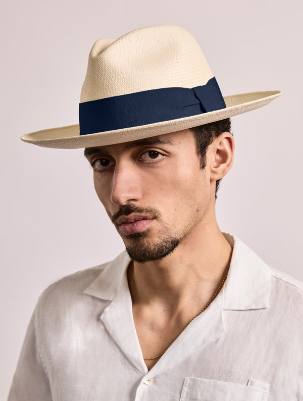 frescobol carioca RAFAEL PANAMA HAT Perennial Blue