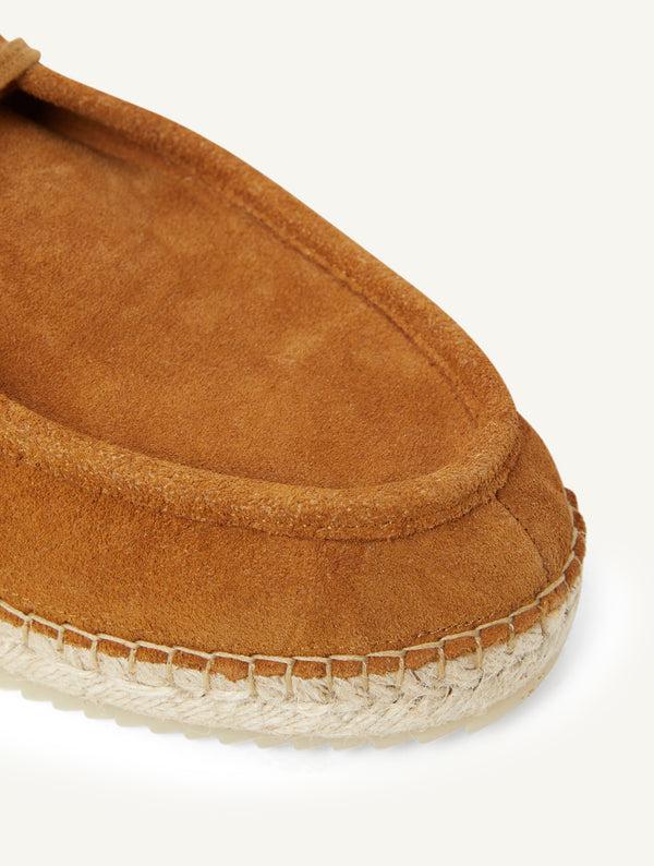 frescobol carioca RODOLFO SUEDE ESPADRILLES Almond