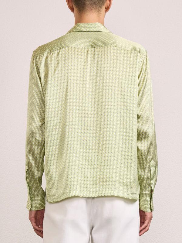 Frescobol Carioca SAFRA SILK SHIRT Pistachio