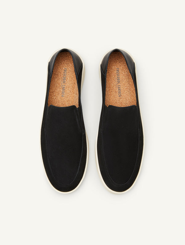 Frescobol Carioca TELO SUEDE LOAFERS Black
