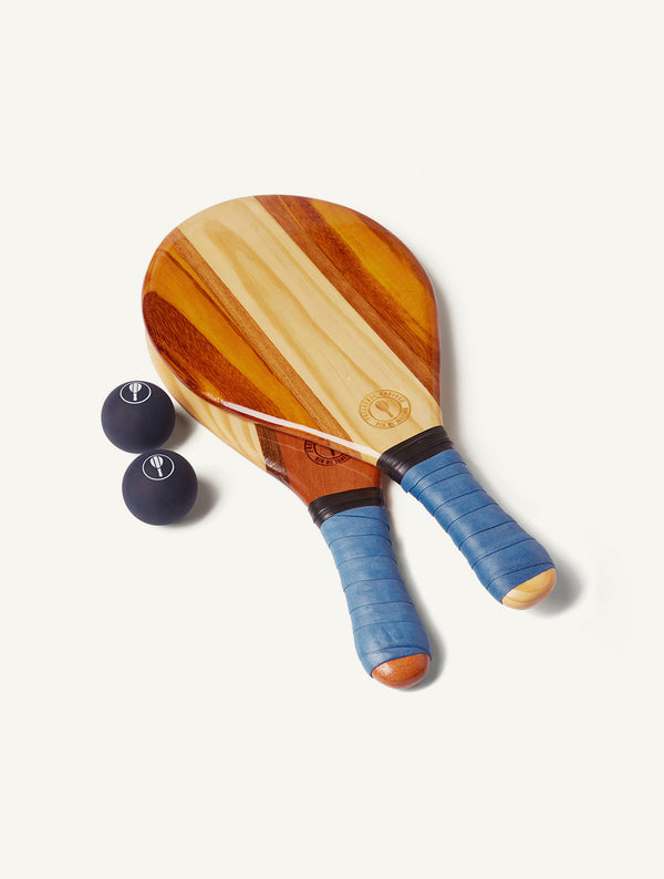 frescobol carioca TRANCOSO BEACH BAT SET Blue