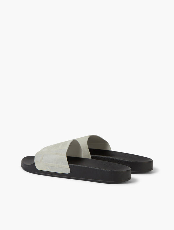 Frescobol Carioca HUMBERTO SUEDE SLIDERS Light Grey