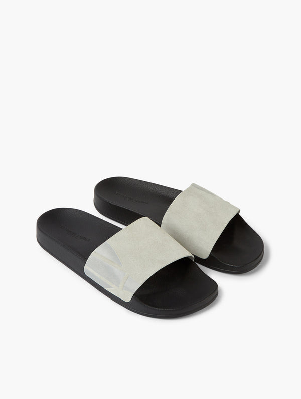 frescobol carioca HUMBERTO SUEDE SLIDERS Light Grey