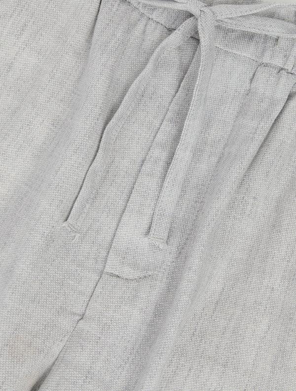 frescobol carioca OSCAR LINEN TROUSERS Light Melange Grey