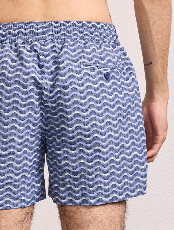 Frescobol Carioca RAIO DO SOL RIO SPORT SWIM Chambray Blue & Charcoal Blue