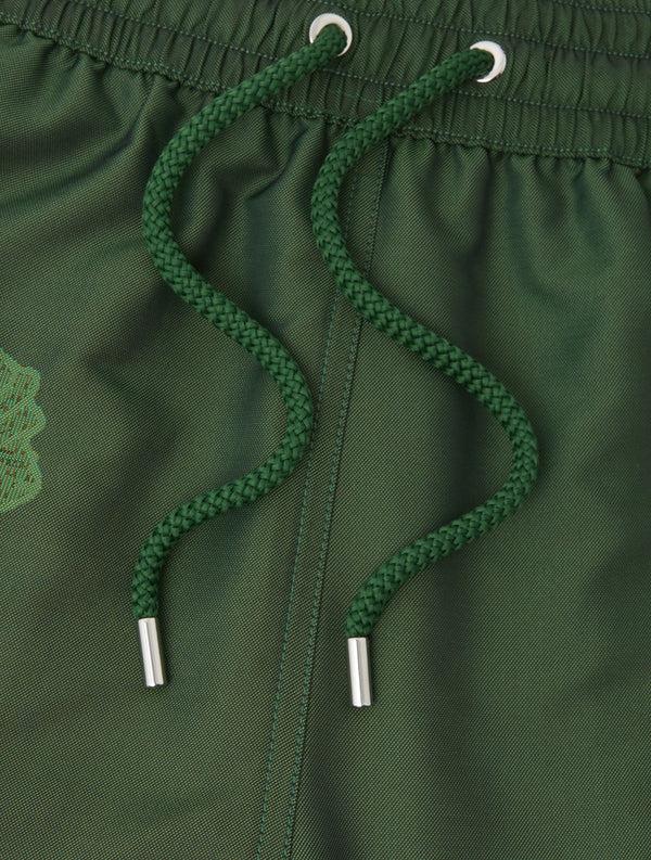 frescobol carioca RIO SPORT FLORAL JACQUARD SWIM Dark Parakeet Green