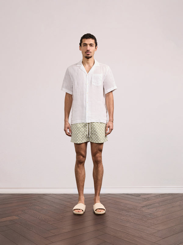 Frescobol Carioca RIO SPORT LOTUS SWIM Ivory & Parakeet Green