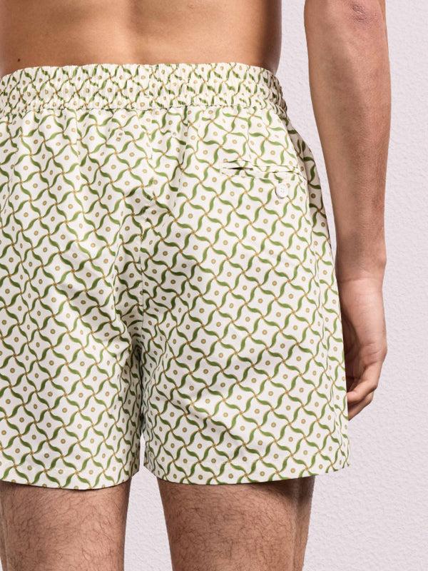 Frescobol Carioca RIO SPORT LOTUS SWIM Ivory & Parakeet Green