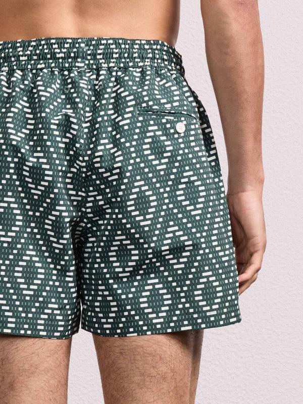 Frescobol Carioca RIO SPORT RAFFIA ANGRA SWIM Evergreen & Ivory