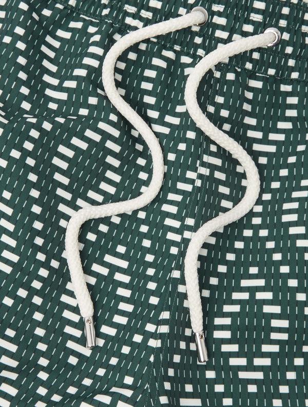 frescobol carioca RIO SPORT RAFFIA ANGRA SWIM Evergreen & Ivory