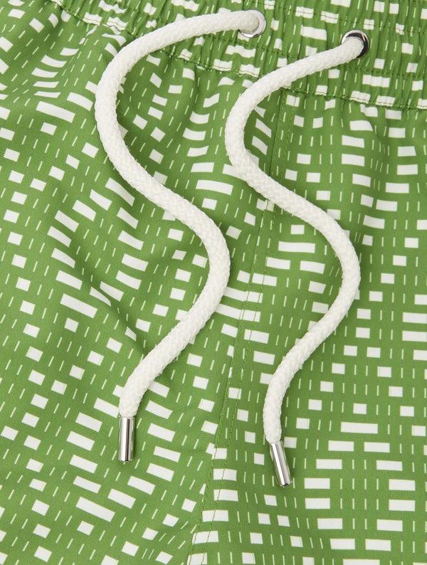 frescobol carioca RIO SPORT RAFFIA ANGRA SWIM Parakeet Green & Ivory