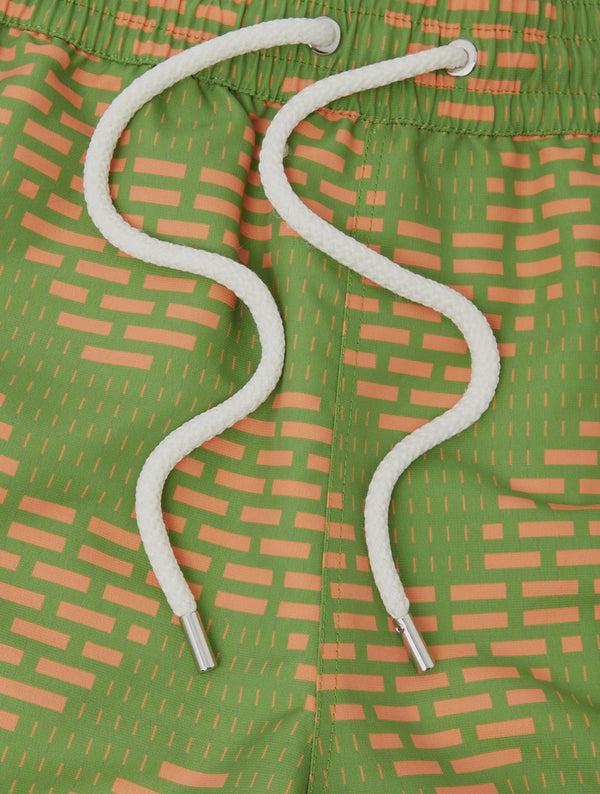 frescobol carioca RIO SPORT RAFFIA COPA SWIM Parakeet Green & Mandarin Orange