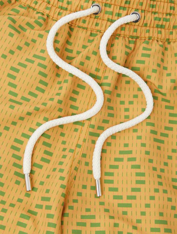 frescobol carioca SANTOS BOARD ANGRA RAFFIA SWIM Tuscan Sun & Parakeet Green