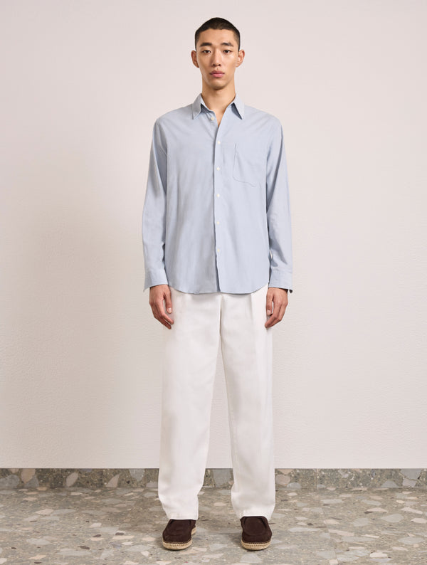 Frescobol Carioca TELLES CORDUROY SHIRT Powder Blue