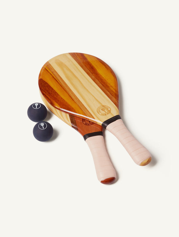 frescobol carioca TRANCOSO BEACH BAT SET Blush Pink